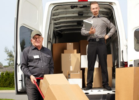 Professional house removalists preparing for a move in Storage Clapham