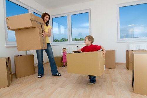 Organized storage space in Clapham