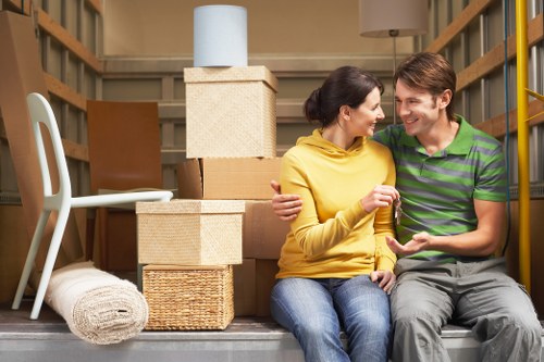 Local storage Clapham team organizing furniture removal